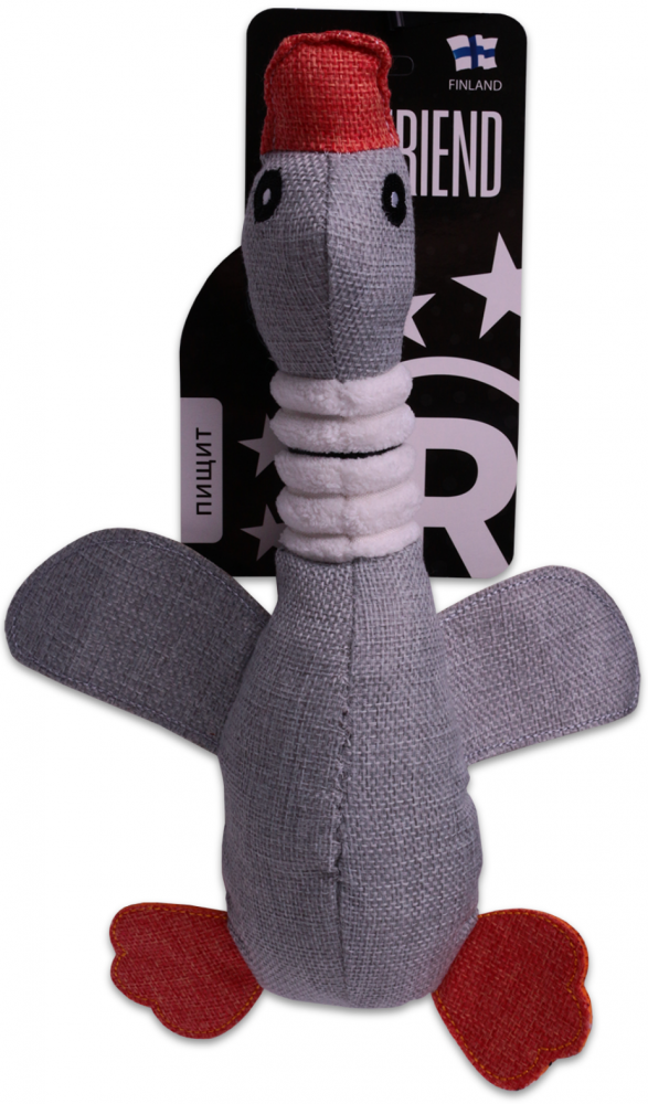 Игрушка для собак LionPets Гусь UT1055 (Серый) 32 см