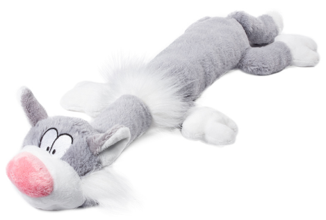 Игрушка для собак Кот с пищалками 63см, серия PLUSH FRIENDZ