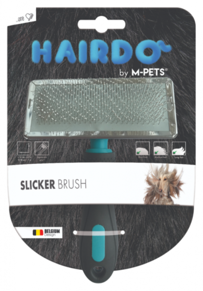 M-PETS Щетка-сликер (пуходерка) SLICKER BRUSH, 12х18 см