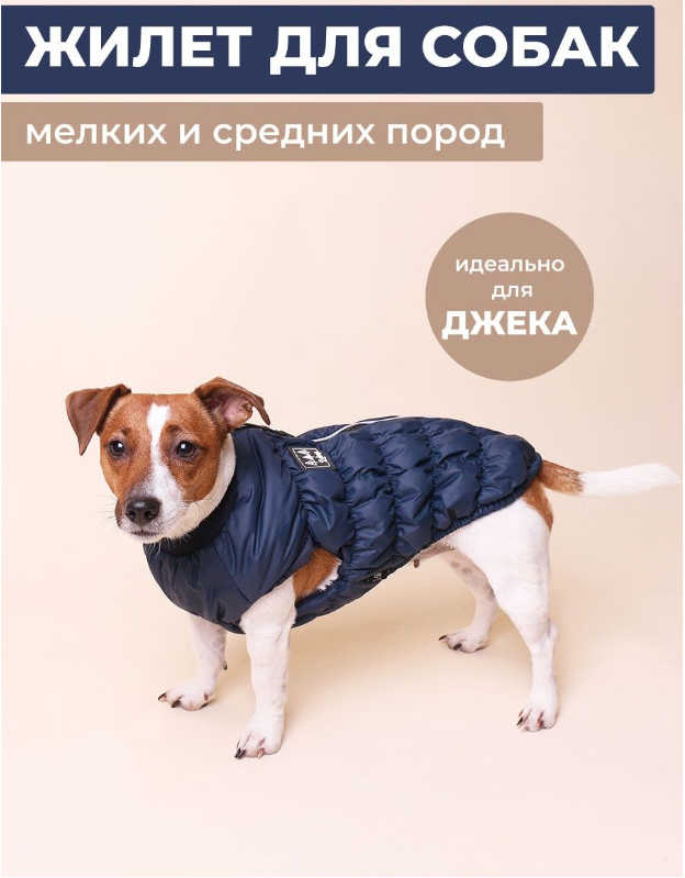 Lion жилет НА ГЛАДКОЙ ПОДКЛАДКЕ для собак, размер L (Длина спинки 33-35, грудь 42-51, шея 24-29))
