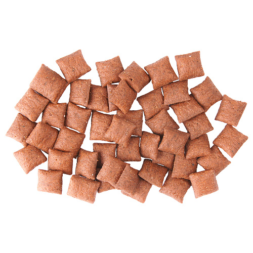 Лакомство Мнямс "Здоровая кожа и шерсть" хрустящие подушечки для кошек с птицей 60 г