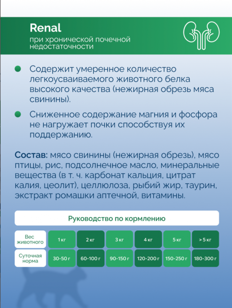 Консервы для кошек Lucky bits Renal профилактика при хронической почечной недостаточности, 240 г