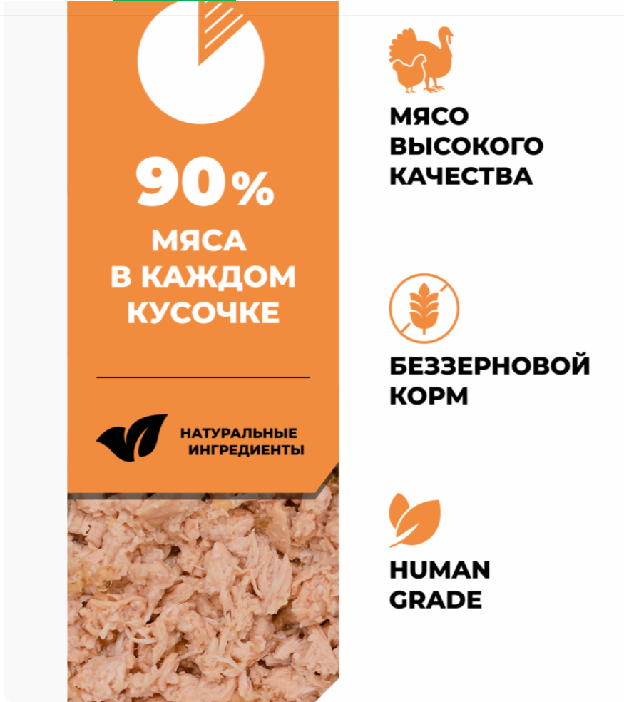 Паучи GO! Kitchen для стерилизованных кошек: с курицей и индейкой с овощами 85 г: ЖЕЛЕ