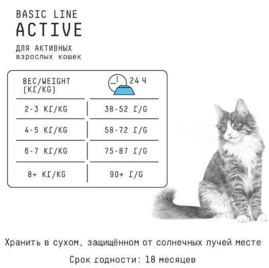 Ajo Cat Аctive Сухой корм низкозерновой для активных кошек с индейкой