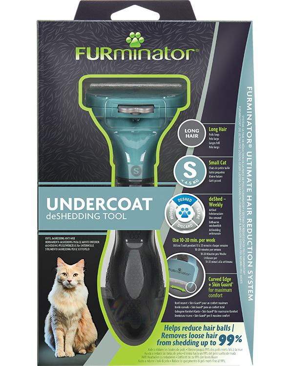 Расческа для кошек Furminator маленьких длинношерстных пород S